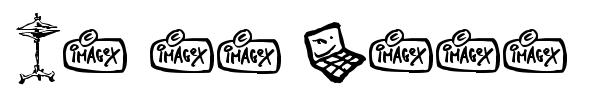 In my Room font preview